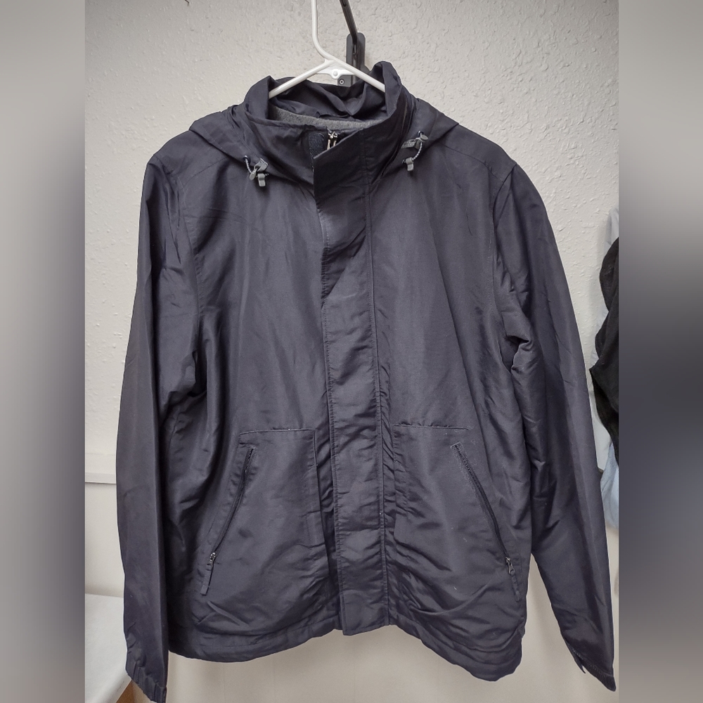 Lands End Fleece Lined Rain Jacket